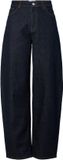 Pieces Jeans Pcgrace Mw Barrel Ank Jeans Noos Bc 17165934 Dark Blue Denim/rinse Femme Taille - W28 X L32
