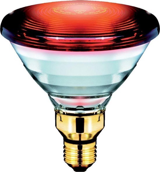 Philips Infraroodlamp PAR 38 IR 150 W E 27 230 V Rood 12887415