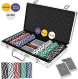 Malatec Poker Set met 300 Chips - Compleet en Veilig in Aluminium Koffer