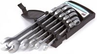 HBM machines HBM 6 Delige Ring, Ratel, Steeksleutelset met Kantelbare Kop