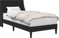 vidaXL Bedframe met hoofdeinde Zwart 90 x 190 cm Fluweel