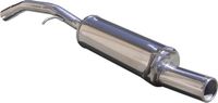 100% InoXcar 100% RVS Sportuitlaat passend voor Fiat Stilo 1.9 JTD 80mm