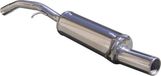 100% InoXcar 100% RVS Sportuitlaat passend voor Fiat Stilo 1.9 JTD 80mm