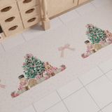 PETTI Artigiani Italiani - Kerst keukentapijt, keukentapijt, antislip, wasbaar, kersttapijt, 52 x 180 cm, Soldatini roze, gemaakt in Italië