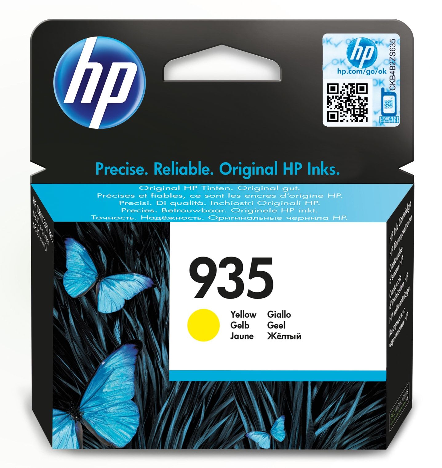 HP 935 Yellow Ink Cartridge - Original - C2P22AE