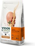 Vigor &amp; Sage Vigor & Sage 4x Hondenvoer Sport en Actief Ginseng 2 kg