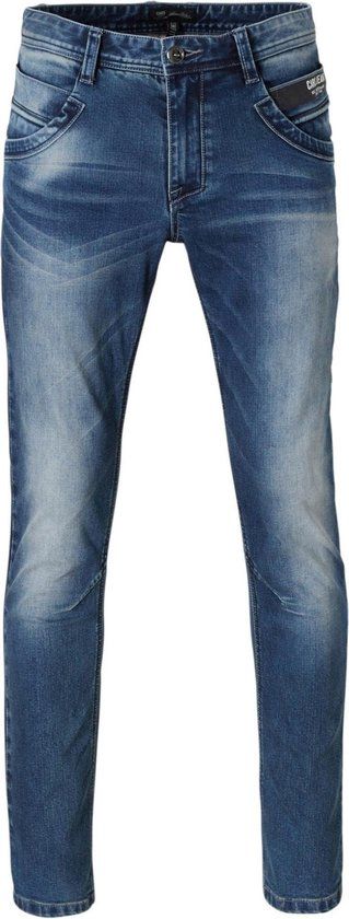 Cars Jeans Blackstar Tapered Fit Heren Jeans - Stone Albany Wash - Maat W36/L36