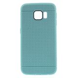 LD Case A000048 beschermhoes voor Samsung S6 Edge G925, halfvast, lichtblauw