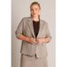 Yest Curve regular blazer Plus Size - grijsgroen