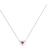 Phebus schakelketting roestvrij staal kristal 47 cm 873-025.B.502