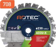 Rotec ACCU-X diamantzaag Ø350 x 3,5 x 25,4 mm
