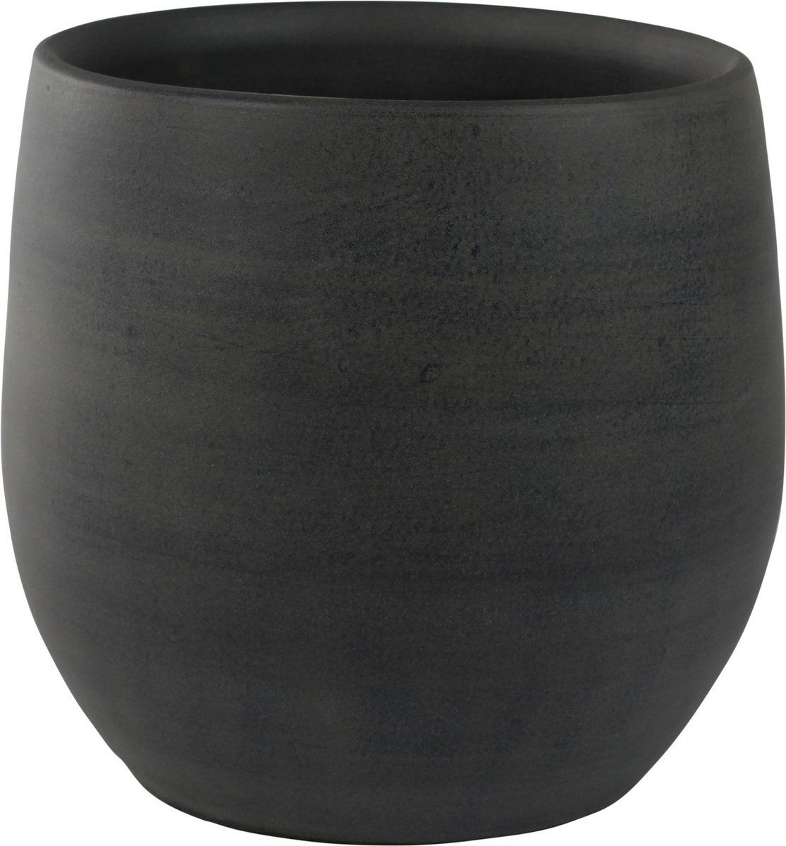Steege Plantenpot/bloempot Modern design grafiet Dia 26 cm