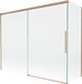 Mexen Rox paroi de douche 2 pièces coulissant 190 + 80 x 150 , transparent, cuivre brossé