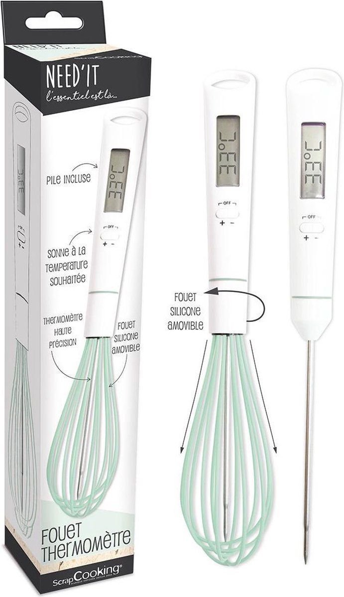 ScrapCooking Need'it Garde & Thermometer - 3700392451677