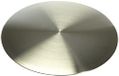 thermohauser Taartbord (roestvrij staal), rond, diameter 31,5 x 3,0 cm, met stevige ringvoet