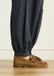 Manfield Dames Cognac Suède Loafers Maat 40