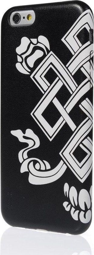 Aiino AIIPH5CV-TTBK Back Cover - Apple iPhone 5/5s/SE - Zwart/Wit