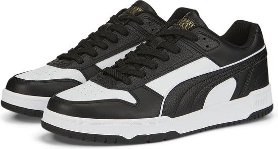 PUMA RBD Game Low Unisex Sneakers - Zwart/Wit/Goud