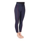 PFIFF 102846 'Larissa' rijlegging voor dames en kinderen met kniegrip, 158 maten, donkerblauw