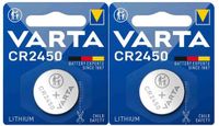 Varta Lithium Coin CR2450 Blister - 2 x - Voordeelverpakking