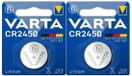 Varta Lithium Coin CR2450 Blister - 2 x - Voordeelverpakking