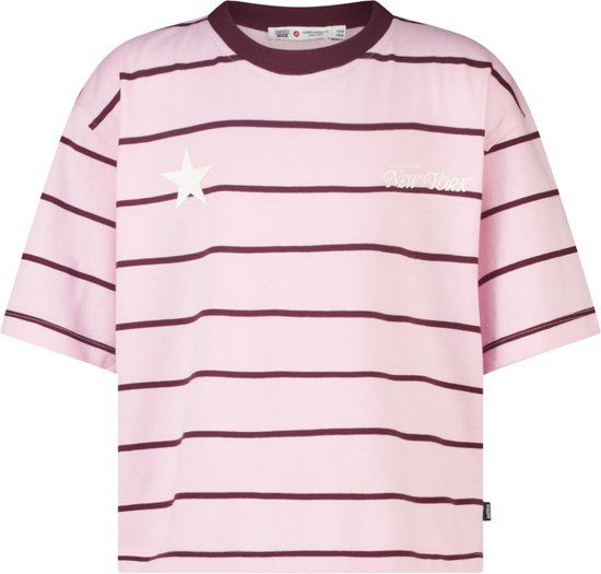 America Today Gestreept oversized boxy t-shirt Ephie Jr