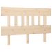 VidaXL Hoofdbord 153,5x3x81 cm massief grenenhout