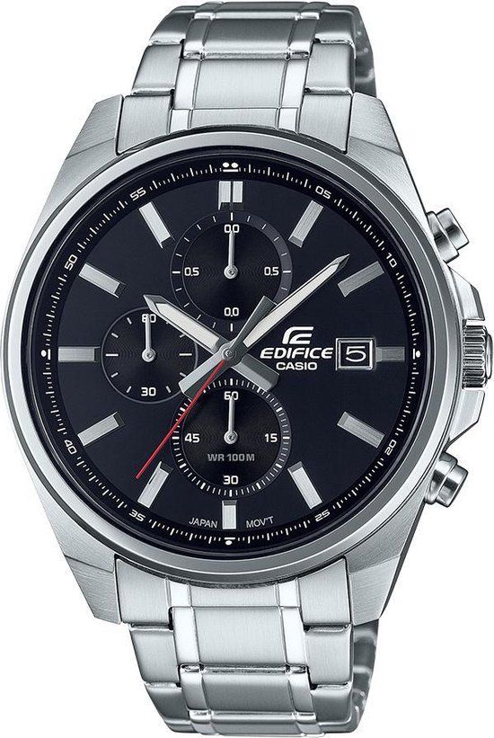 Edifice Casio Edifice EFV-610D-1AVUEF Herenhorloge 43,8 mm - Zilverkleurig