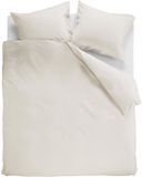 Ambiante Cotton Uni dekbedovertrek - Lits-Jumeaux - 240x200/220 cm - Blanc cassé