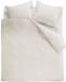 Ambiante Cotton Uni dekbedovertrek - Lits-Jumeaux - 240x200/220 cm - Blanc cassé