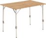 Outwell Custer tafel M - table pliante avec plateau en bambou - léger - Brun