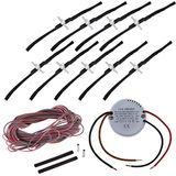 Voegenkruis Icecat Voegenkruis 9-delige set koudwit; 9 x tegels LED-voeglicht incl. voeding