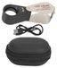 loupe LED-UV, grossissement 10x, pliable, rechargeable, 60x30 mm