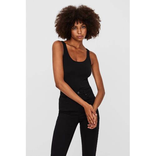 VERO MODA VMMAXI Organic Cotton Tank Top - Black