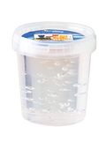 GLOREX Inspirations 6 8604 301 - Kaarsengel kleurloos in een hersluitbare pot van 700 g, inclusief pit, kan worden gekleurd met waspigmenten, voor het ontwerpen van individuele gelkaarsen