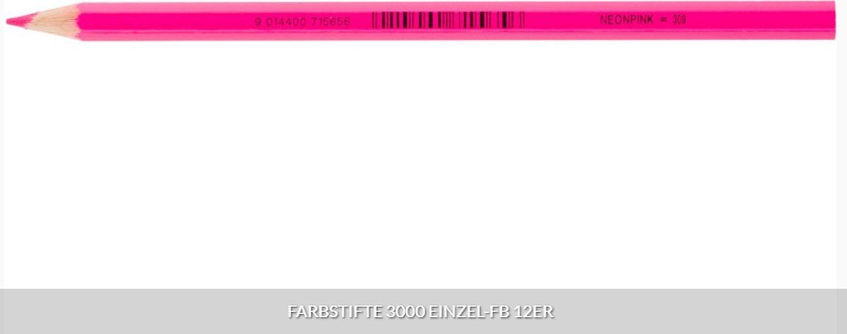 Jolly Supersticks Kleurpotloden - Neon Roze - Set van 12