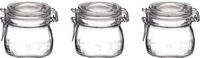 Bormioli Rocco Weckpot - 3x - 500 ml - met rubberen ring - inmaakpot - beugelsluiting