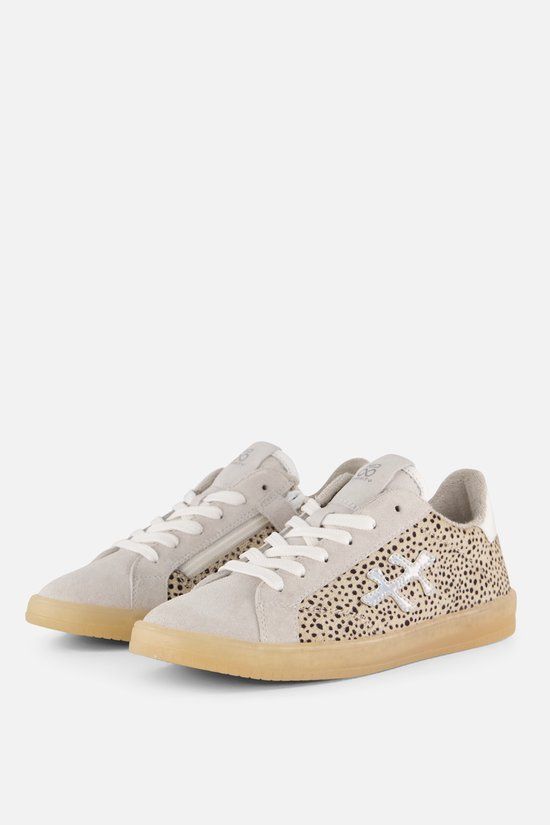 Hip Animal Sneakers wit Leer - Dames - Maat 35