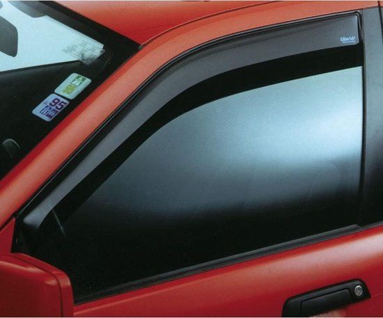 ClimAir Zijwindschermen Renault Clio 3 deurs 2005- zwart