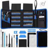 Selected by GSMpunt.nl Mobiele Telefoon Reparatieset | 120 Bits | Schroevendraaier | Gereedschap | o.a geschikt voor iPhone & iPad | Torx, Hexagon, Ster, Platkop, Kruiskop, Platkop, Tri-wing, Pozidriv, Pentalobe, Mid