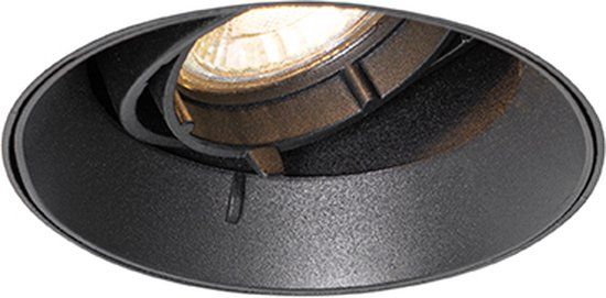 QAZQA Oneon Trimless Inbouwspot - Zwart - 16.8 cm - GU10
