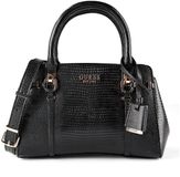 GUESS Leona Multi Compartment Satchel Handtas Zwart