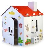 Maisonnette Carton Blanc Dès 3 ans