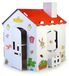 Maisonnette Carton Blanc Dès 3 ans