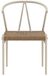 Hioshop Alfons Tuinstoel Beige