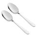Tala Premium Roestvrijstalen Serveerlepels, Set van 2 Stuks, Spiegelglans Afwerking, Vaatwasmachinebestendig, Metallic Zilver