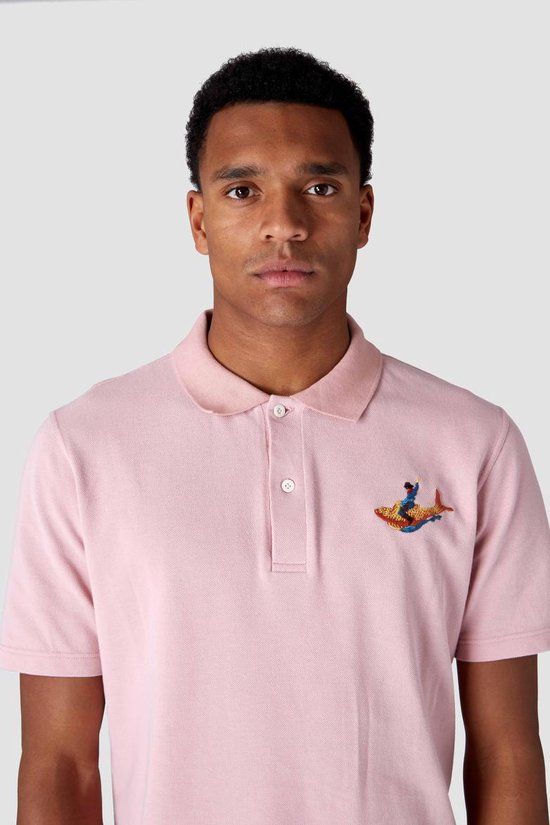 CHOKEI Heren T-shirt - Katoen - Pale Mauve