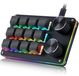 Merkloos Mini programmeerbaar toetsenbord - 12 toetsen - Macro - RGB - Draagbaar