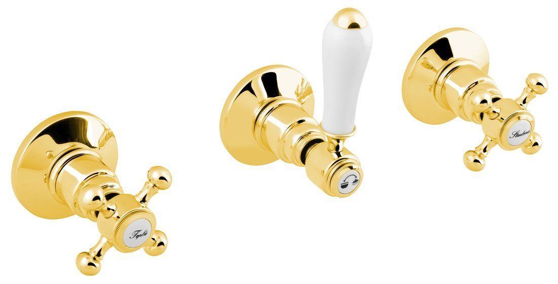 Reitano Rubinetteria ANTEA Inbouw douchemengkraan - 2 uitgangen - goud