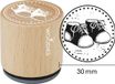 Woodies COLOP Stempelerzeugung Skopek Stempelmotief Babyschoentjes Beige/Zwart Unisex Rubber/Leer Laag One Size